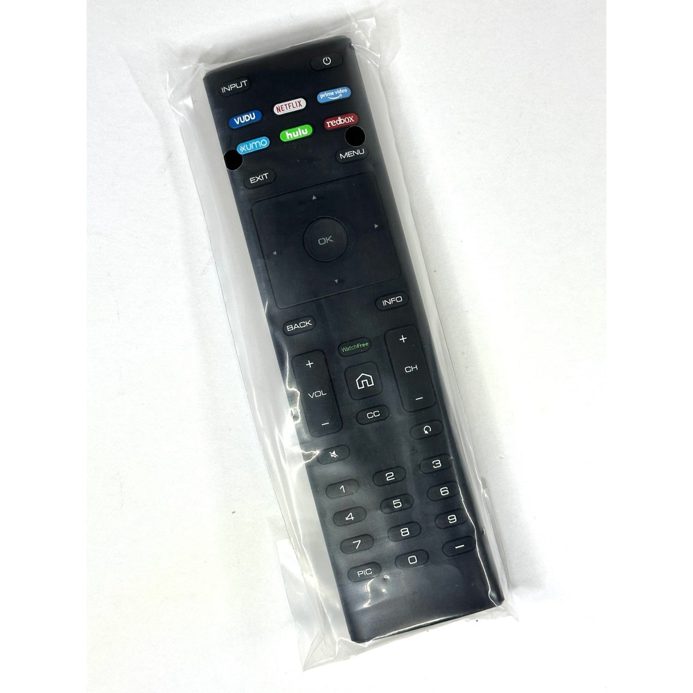 New XRT136 TV Remote for VIZIO D55-F2 D39F-FO E43-F1 w/ Vudu Hulu iheart APP